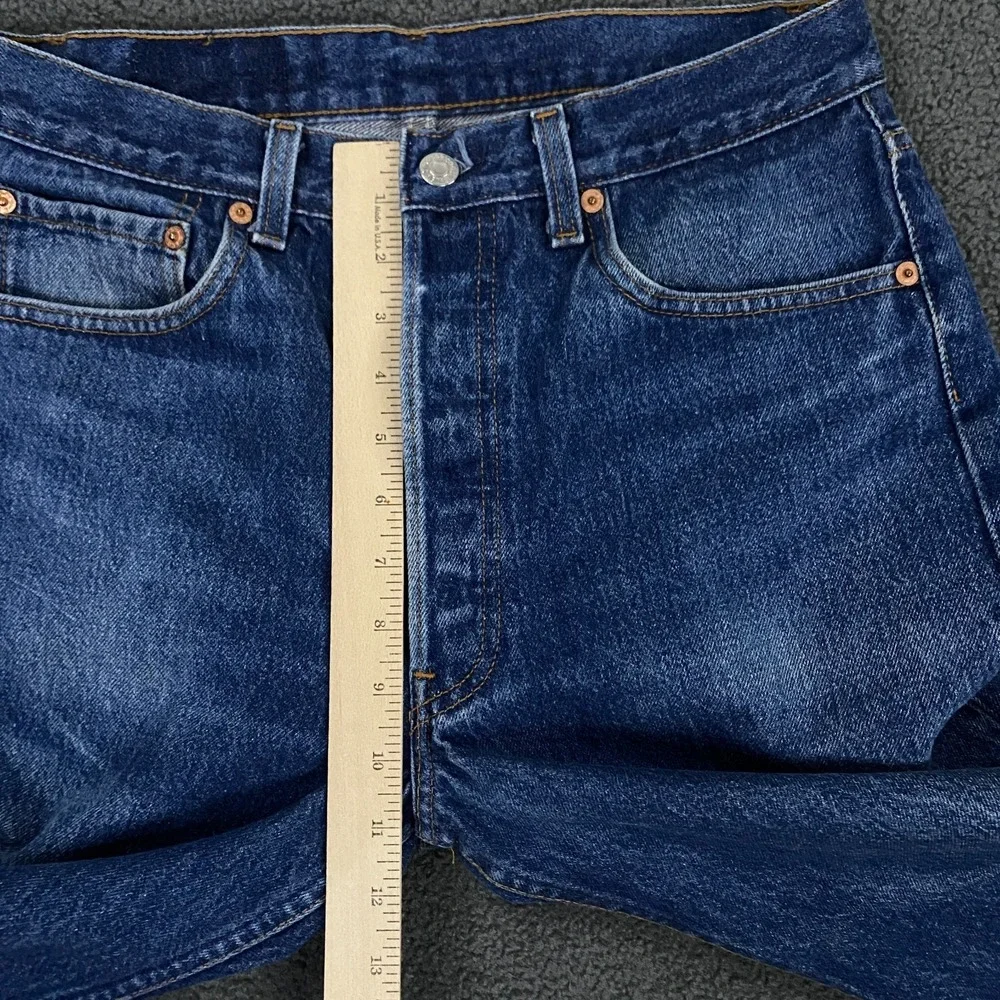 Vintage 80s Levis 501xx Jeans FITS 30x30 Button Fly Medium Wash Blue Made in USA